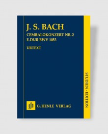 [스터디 에디션] 바흐 하프시코드 협주곡 No. 2 in E Major BWV 1053 [HN.7381]