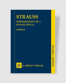 [스터디 에디션] 슈트라우스 호른 협주곡 No. 1 in E flat Major Op. 11 [HN.7253]