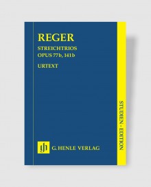 [스터디 에디션] 레거 현악 트리오 a minor Op. 77b and d minor Op. 141b [HN.9722]