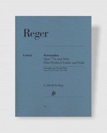 레거 플루트(바이올린), 바이올린, 비올라를 윙한 세레나데 Op. 77a and Op. 141a [HN.786]