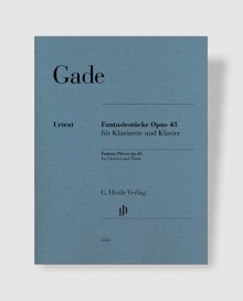 가데 클라리넷과 피아노를 위한 환상곡 모음집 Op. 43 [HN.1353]