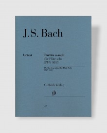 바흐 플루트 무반주 파르티타 in a minor, for Flute Solo BWV 1013 [HN.457]