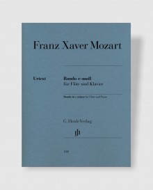 F.X.W 모차르트 플루트와 피아노를 위한 론도 in e minor [HN.1180]