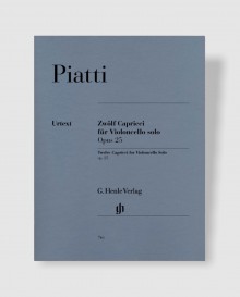 피아티 첼로 무반주 12개의 Capricci Op. 25 [HN.746]