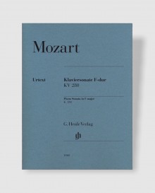 모차르트 피아노 소나타 in F Major, K. 280 [HN.1040]