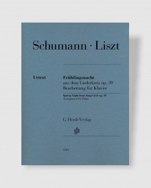 리스트 / 슈만 봄 밤 Op. 39 (피아노 버전) [HN.1204]