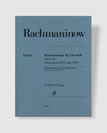 라흐마니노프 피아노 소나타 No. 2 in b flat minor, Op. 36 [HN.1256]
