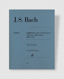 바흐 사랑하는 형과의 이별을 위한 카프리치오 BWV 992 (핑거링x) [HN.1375]